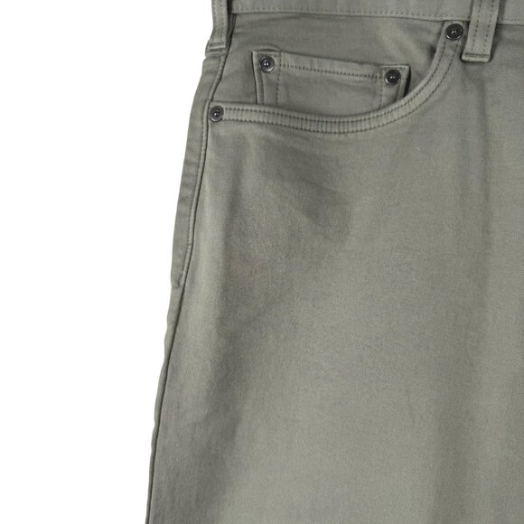 Banana Republic The Traveler Slim Pants Mens 38x34 Green Stretch NWT PT-2611 - Picture 5 of 16